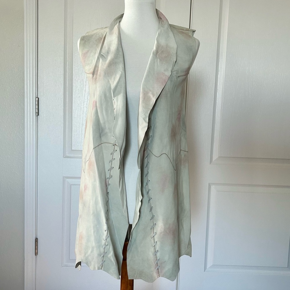 NWT Jakett NY Genuine Suede Ella Duster Vest